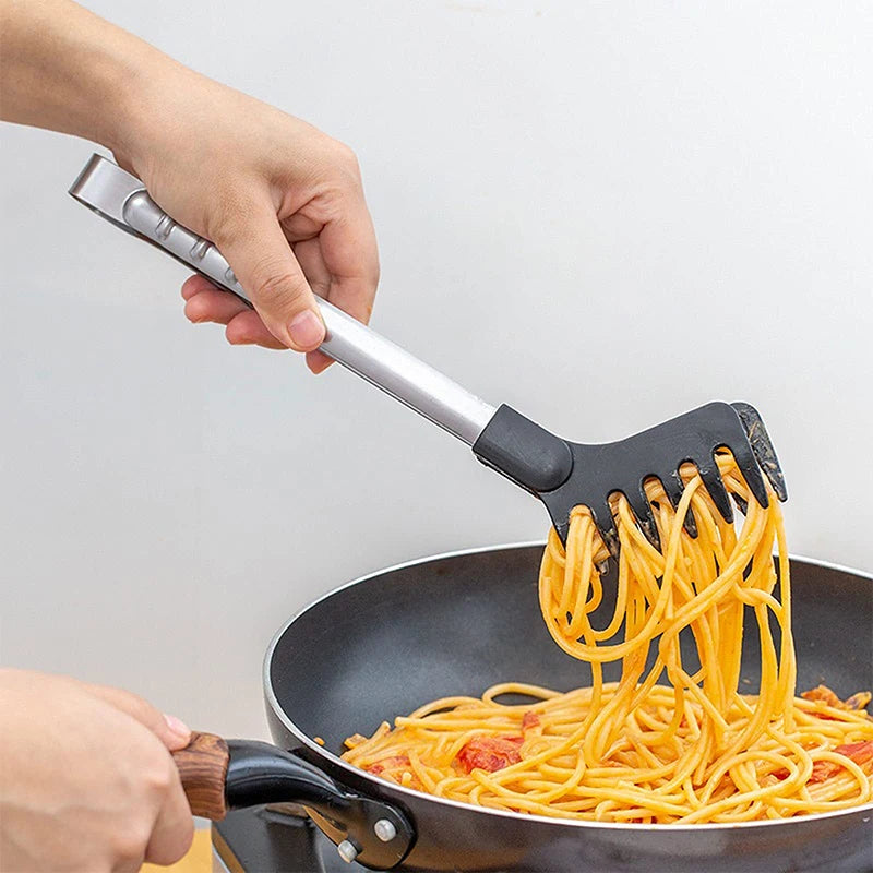 Stainless Steel Non-Slip Noodle Tongs
