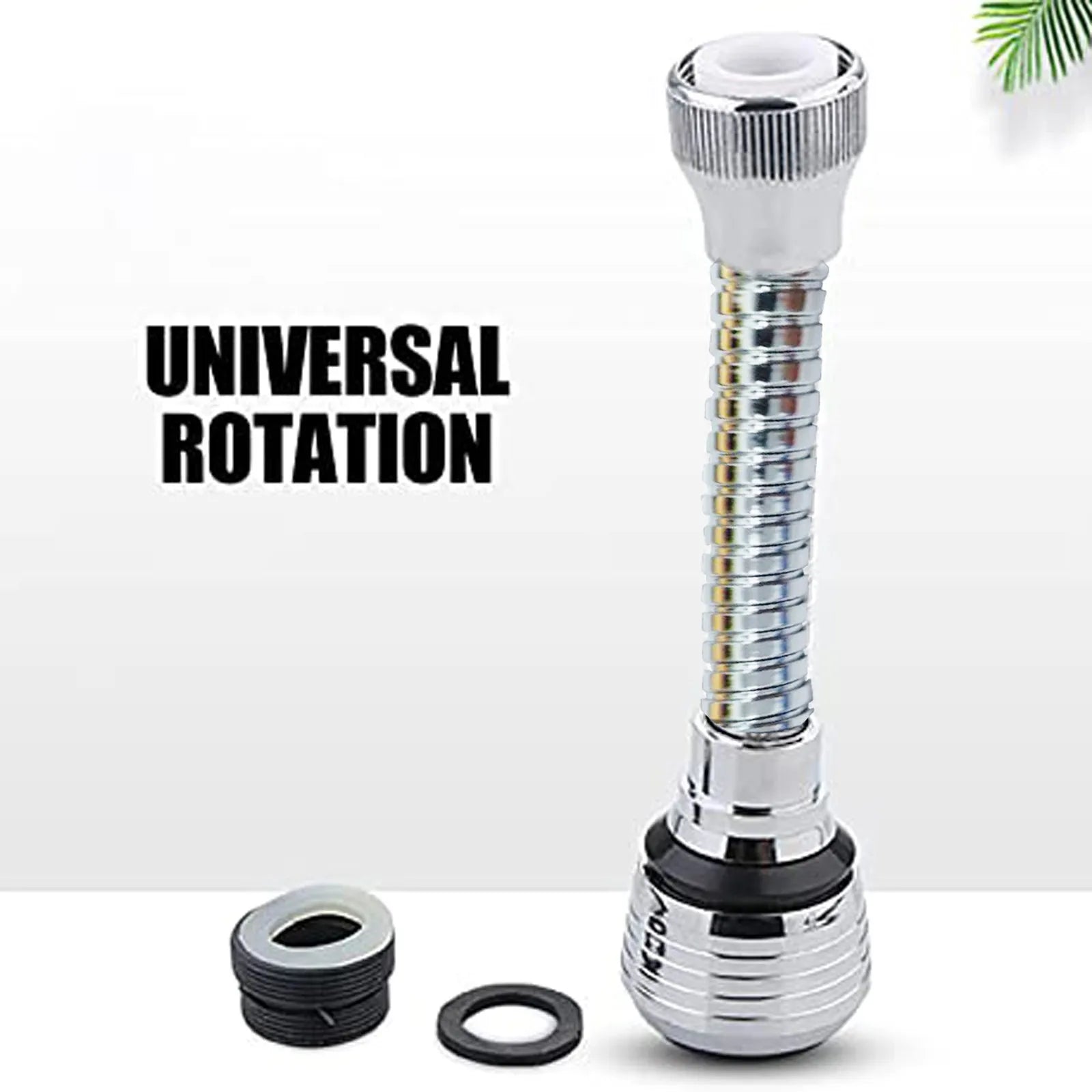 360° Rotating Faucet Sprayer – Water-Saving Booster Nozzle with Extendable Hose