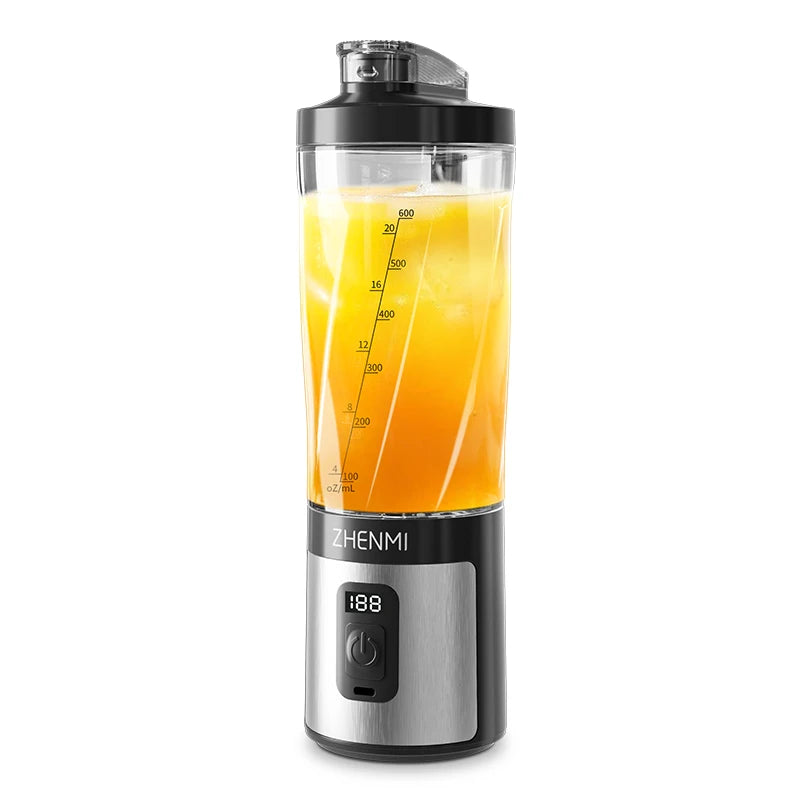 600ml High-Speed Portable Blender – Smoothie & Shake Maker for Food Prep On-the-Go