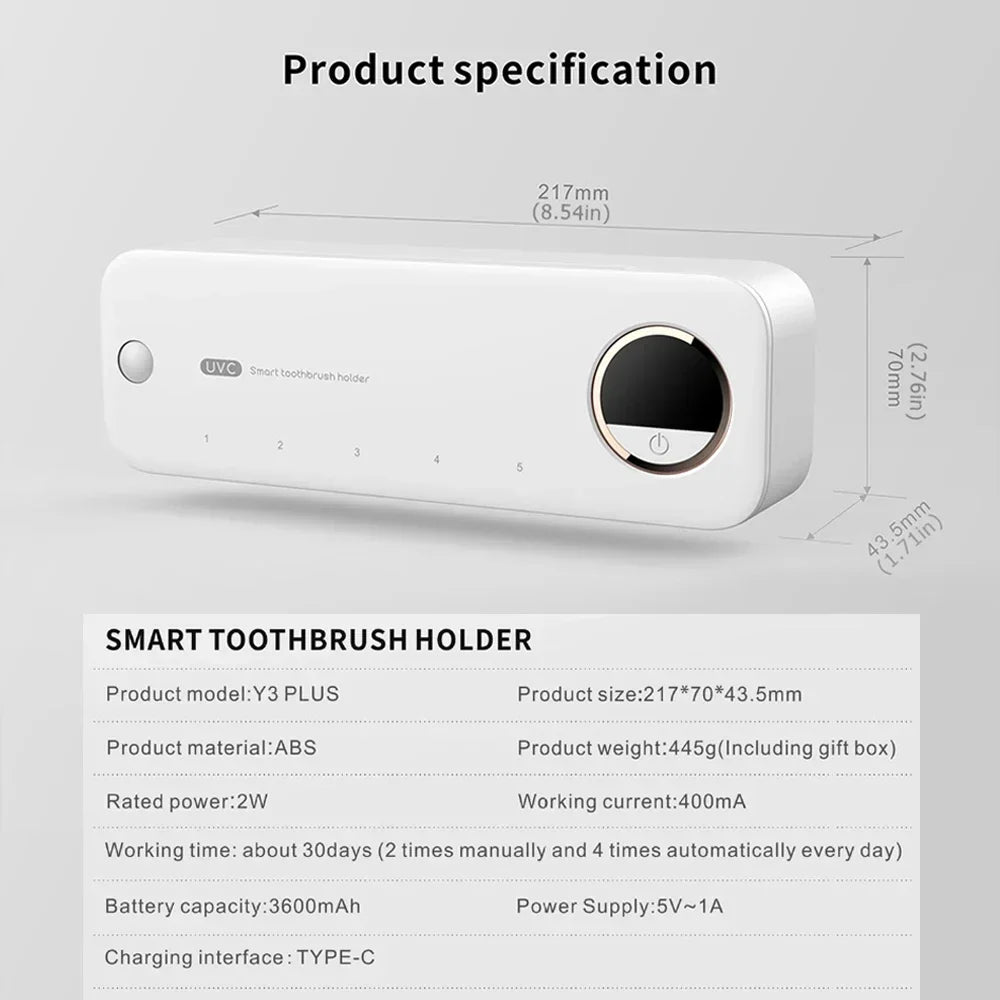 New Xiaomi UV Toothbrush Razor Storage Sterilizer