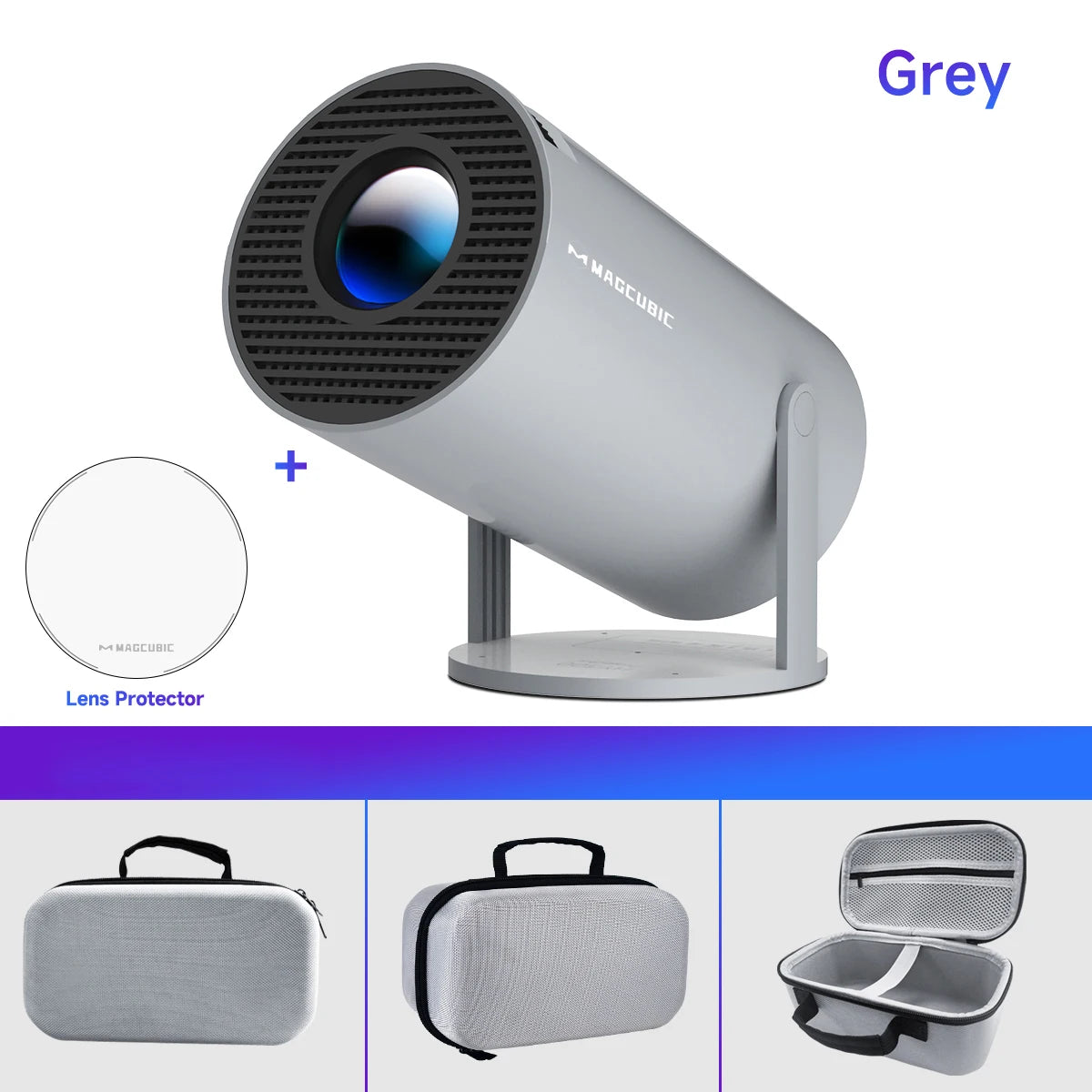 HY300 Pro Smart Projector  260ANSI, WiFi 6, 1080P