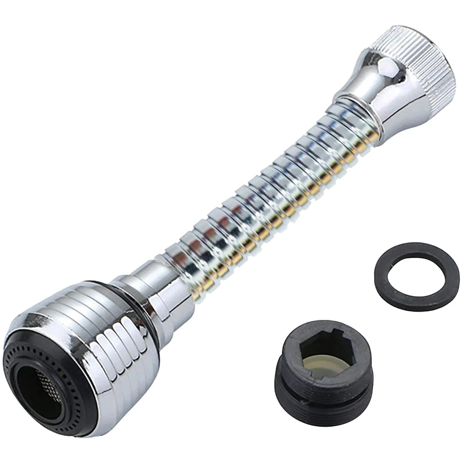 360° Rotating Faucet Sprayer – Water-Saving Booster Nozzle with Extendable Hose