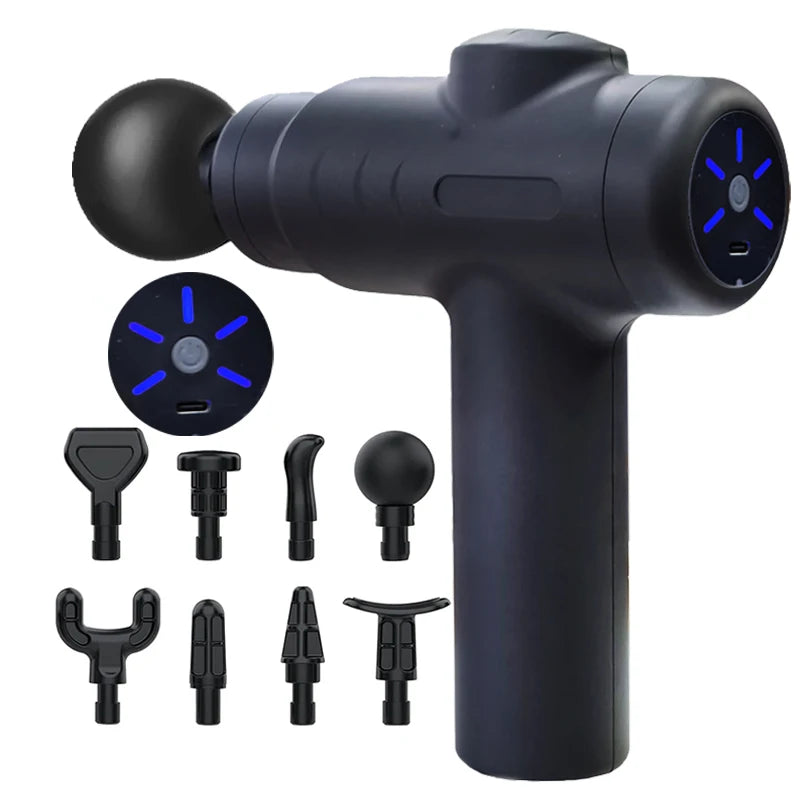 Body Back Hammer Fitness Training Assistant Device USB Charging Black